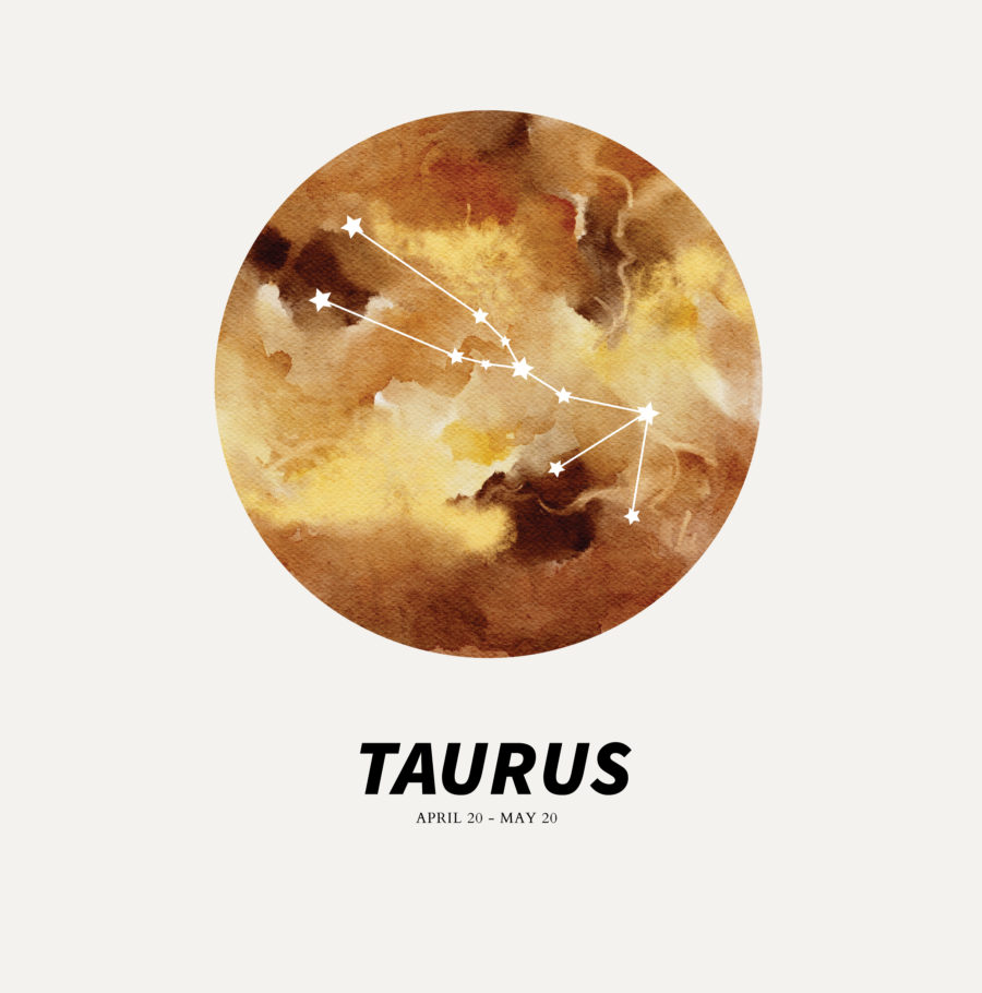 Taurus constellation eternity band