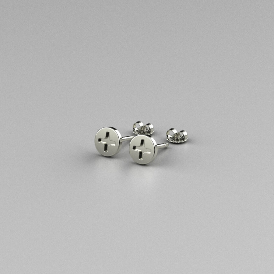 Phillips screw stud earring