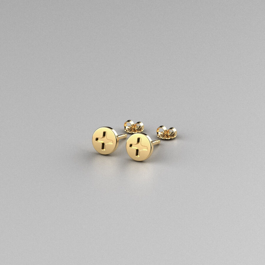 Phillips screw stud earring